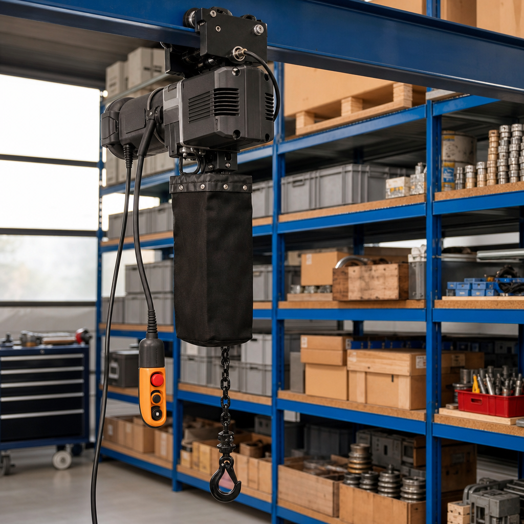 Chain Collector Accessory for Compact Electric Hoists