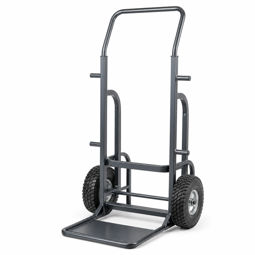 Chair Transport Trolley with Bar Handle and Industrial Tyres