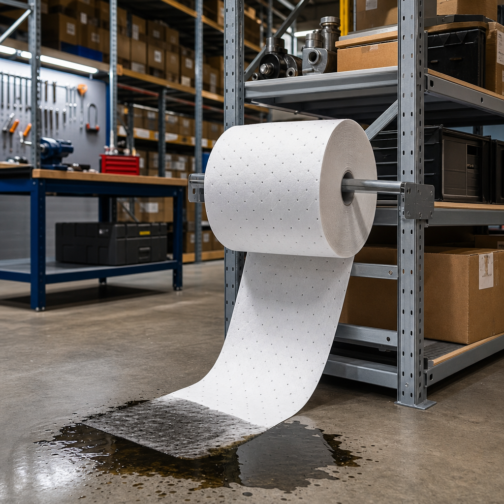Chemical Absorbent Roll Sheets for Spill Control