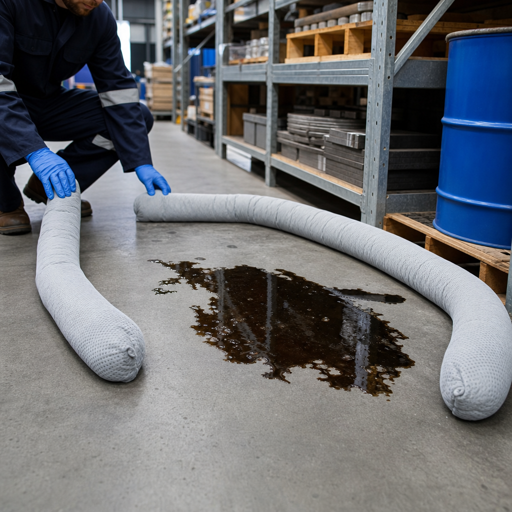 Chemical Spill Absorbent Socks