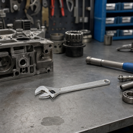 Chrome Plated Adjustable Wrench Set