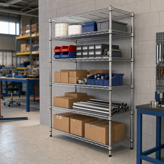 Chrome Wire Literature Display Shelving Extra Shelves Pack of 2