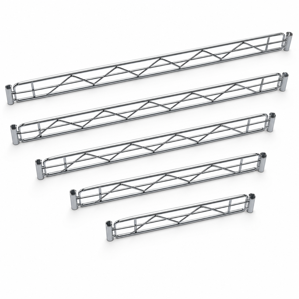 Chrome Wire Shelving Front Edges