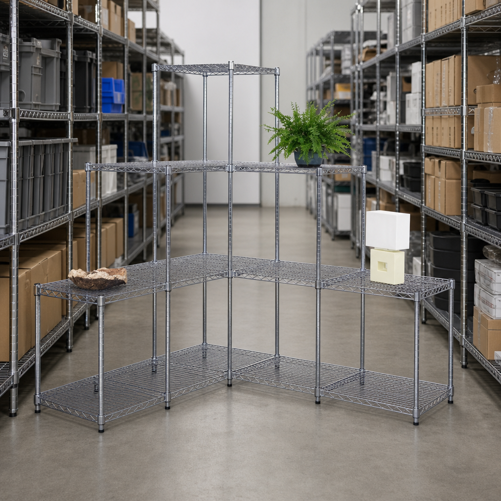 Chrome Wire Shelving Replacement Uprights