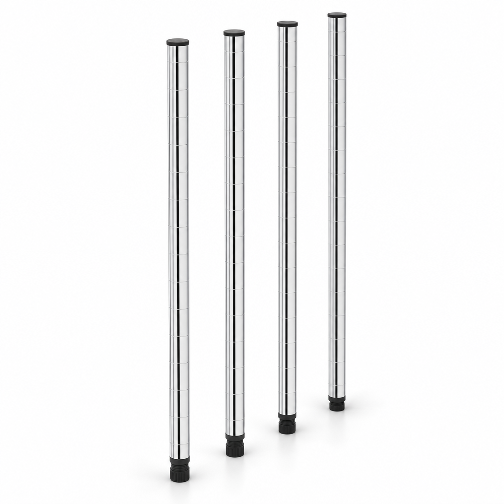 Chrome Wire Shelving Replacement Uprights