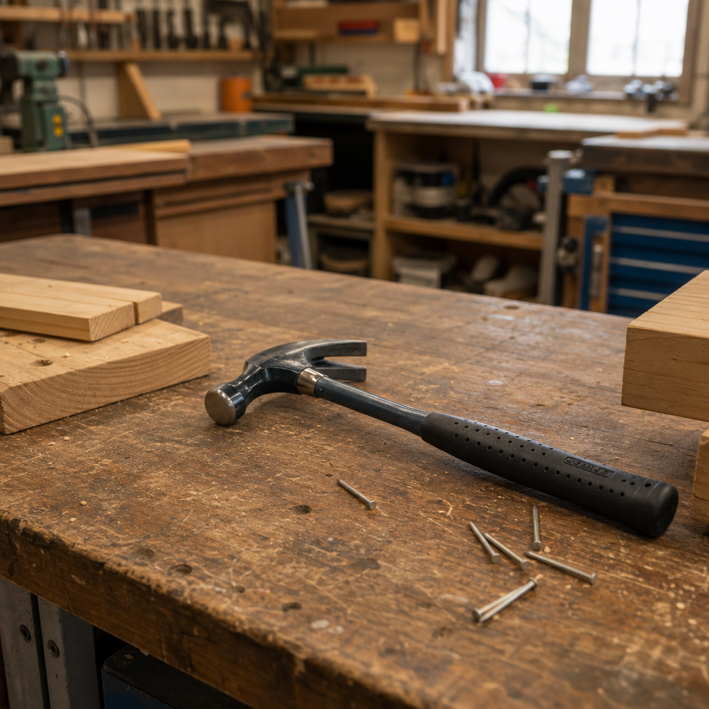 Claw Hammer for Construction and General Workshop Use