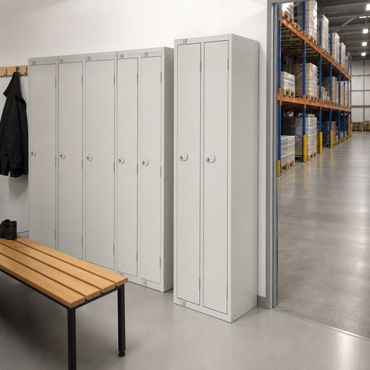 Clean and Dirty Metal Locker Bundle with Nested Pair