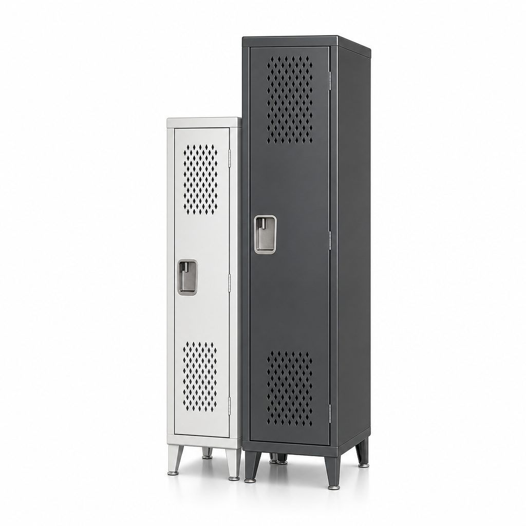 Clean and Dirty Metal Locker Bundle with Nested Pair