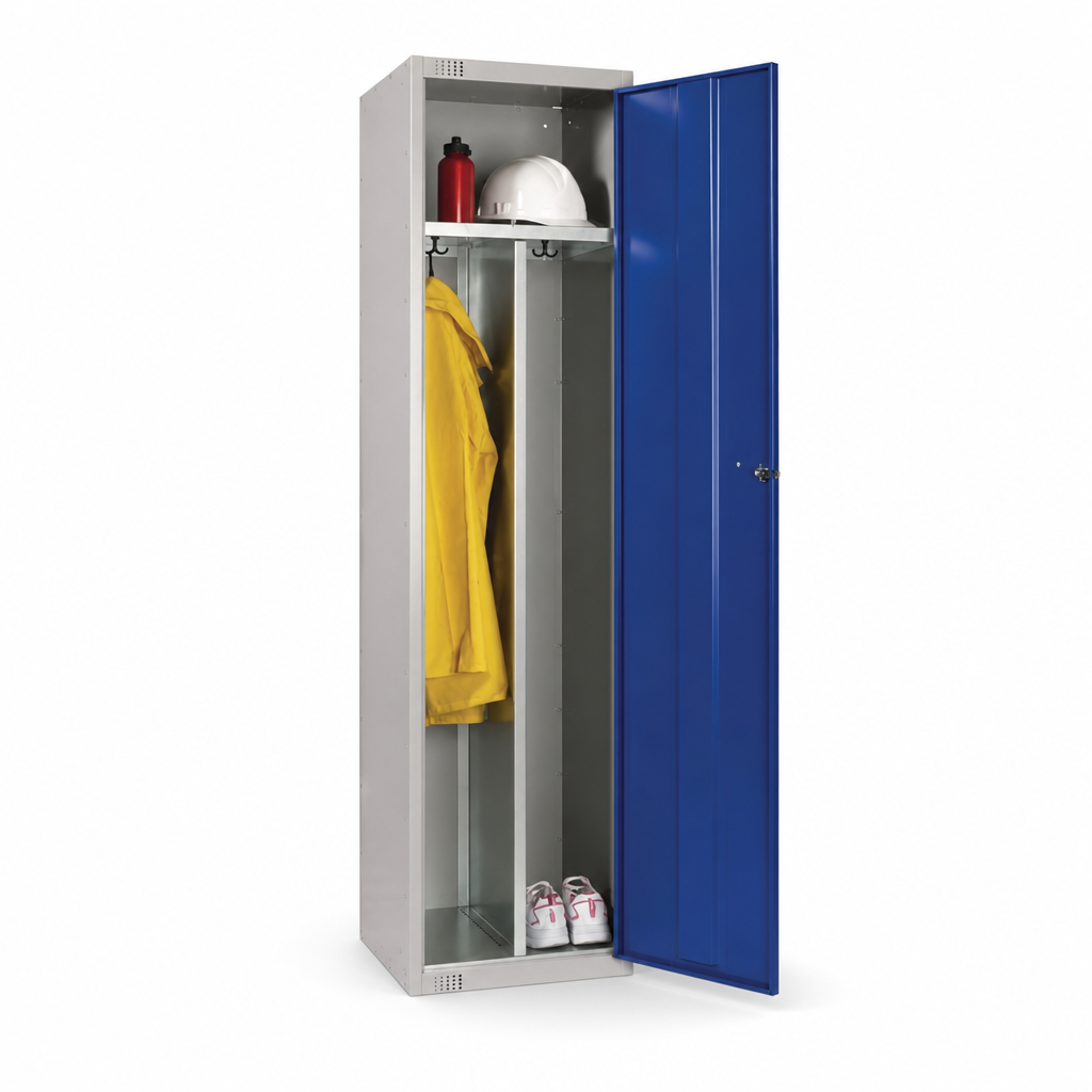 Clean and Dirty Metal Locker with Antibacterial Coating