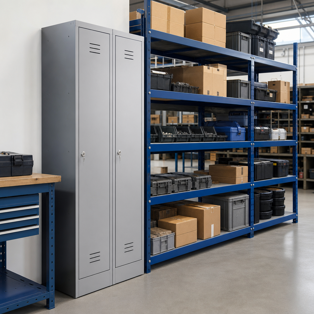 Clean and Dirty Steel Locker Bundle with Cylinder Lock