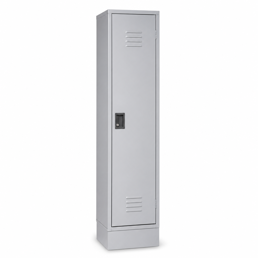 Clean Industry One-Piece Lockers on Plinth Base