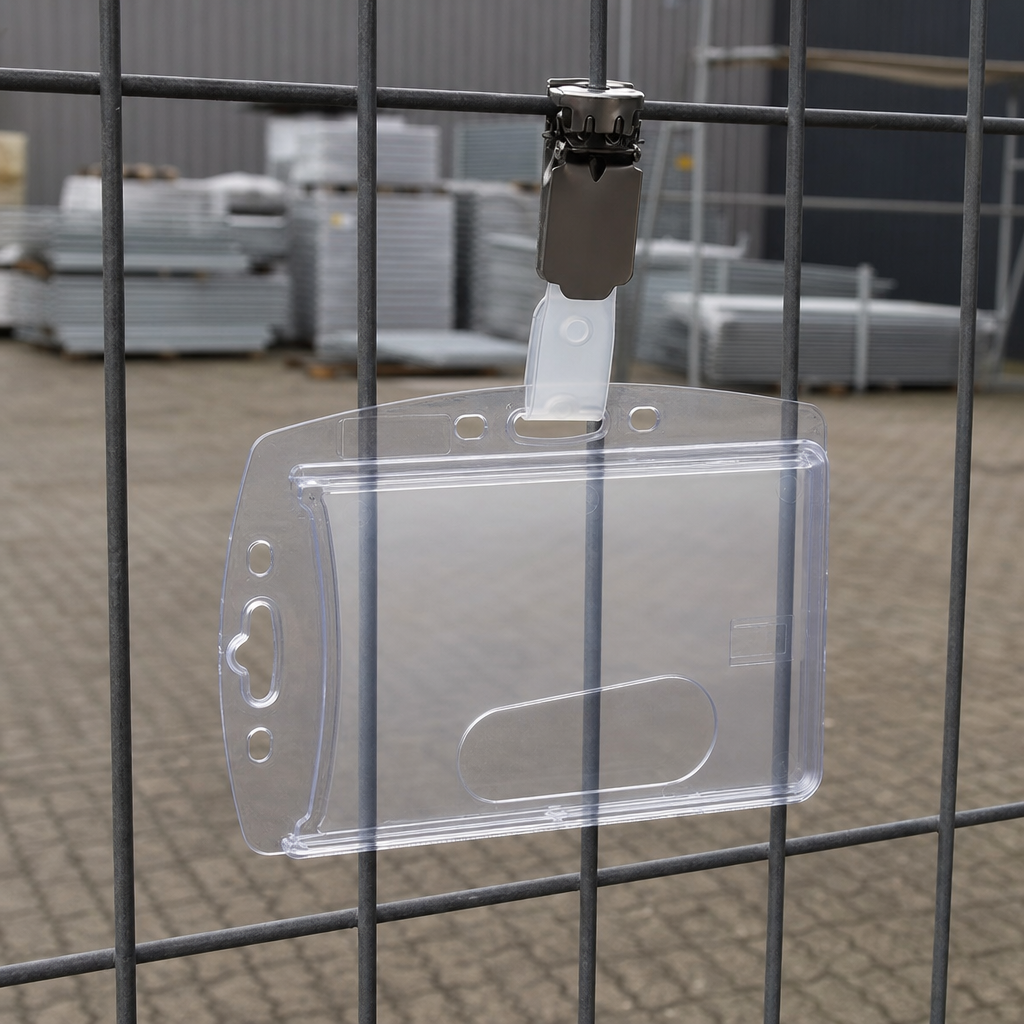 Clear Acrylic Pass Holders for ID Cards