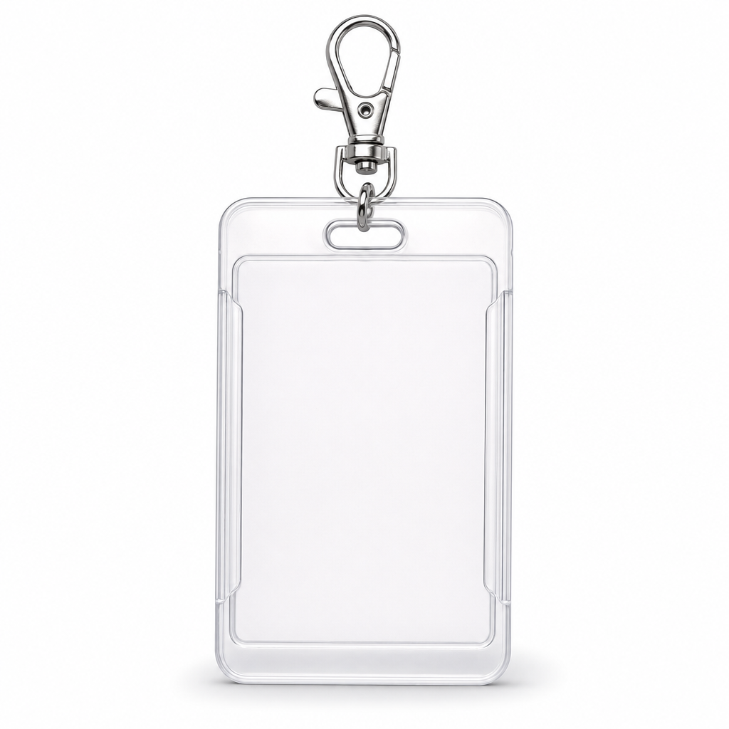 Clear Acrylic Pass Holders for ID Cards