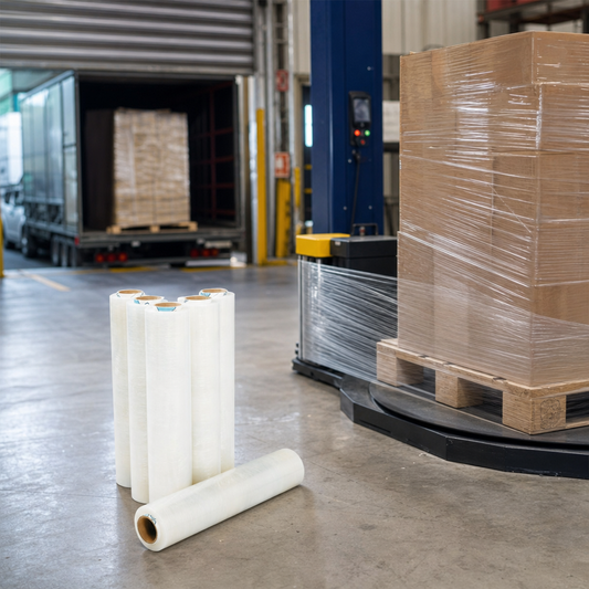 Clear Blown Stretch Film Rolls 20 Micron 450mm x 300m