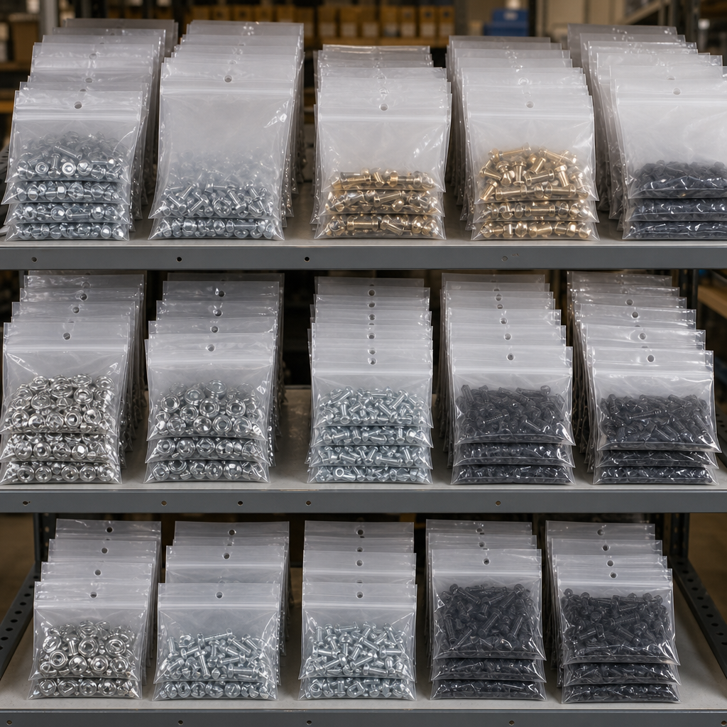 Clear Plastic Resealable Zipper Lock Bags 60-250mm
