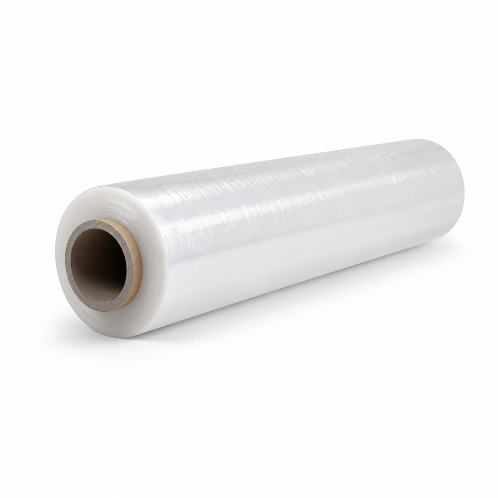 Clear Plastic Stretch Wrap Roll 450mm Width