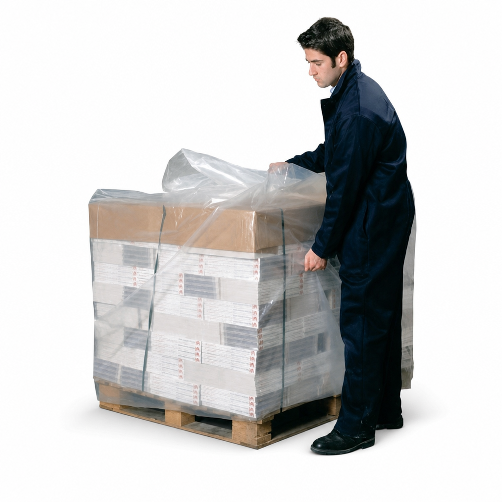 Clear Polythene Pallet Covers for Load Protection