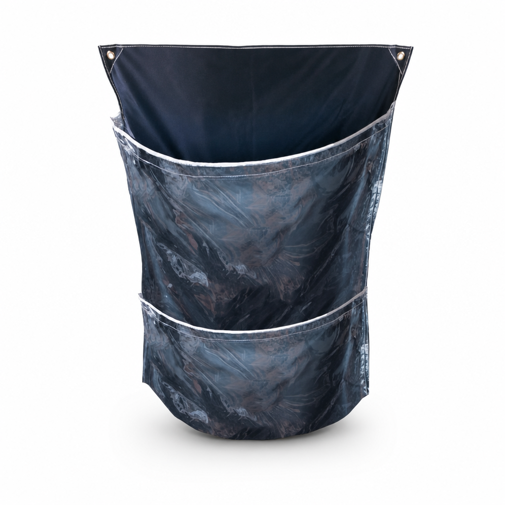 Clear Recycling Bags for Warehouse Racking and Roll Cages