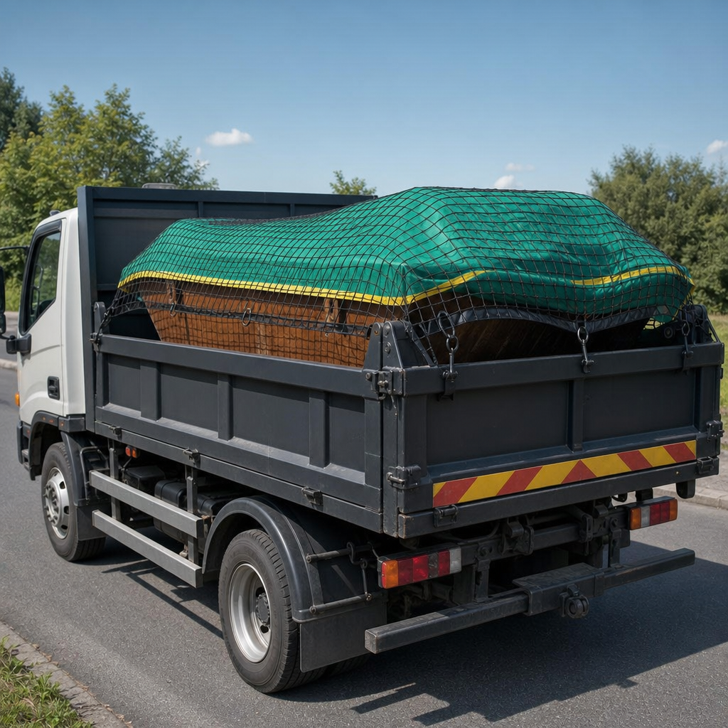 Close Mesh Lorry and Skip Debris Nets for Load Security