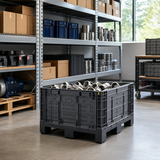 Collapsible Plastic Box Pallet Container