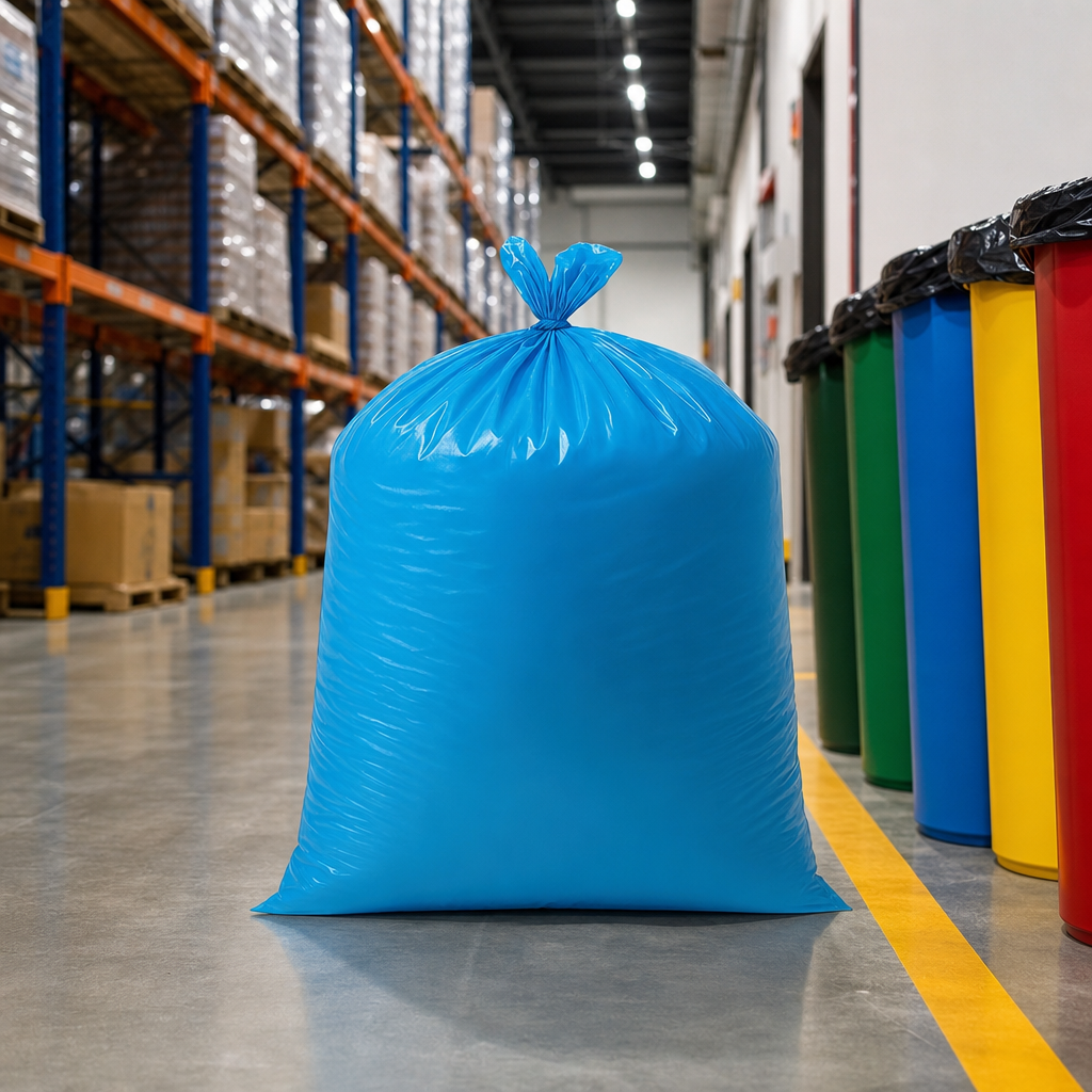 Coloured Heavy Duty Recycled Refuse Sacks – Pack of 200