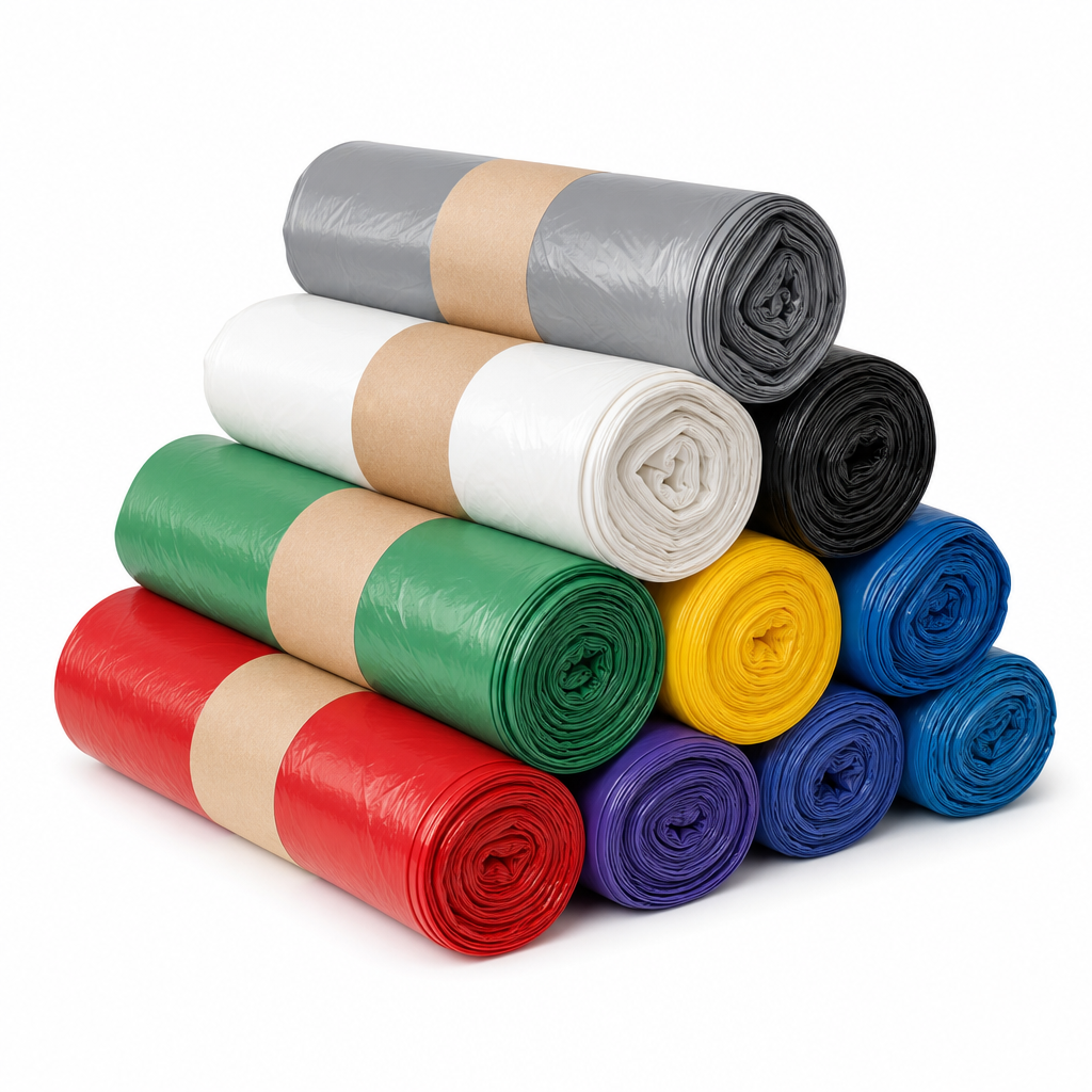 Coloured Heavy Duty Recycled Refuse Sacks – Pack of 200