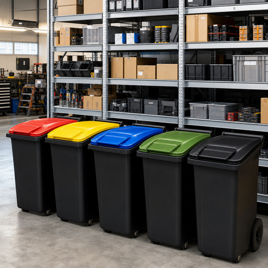 Coloured Lid Accessories for 118L Bottle Skip Bins