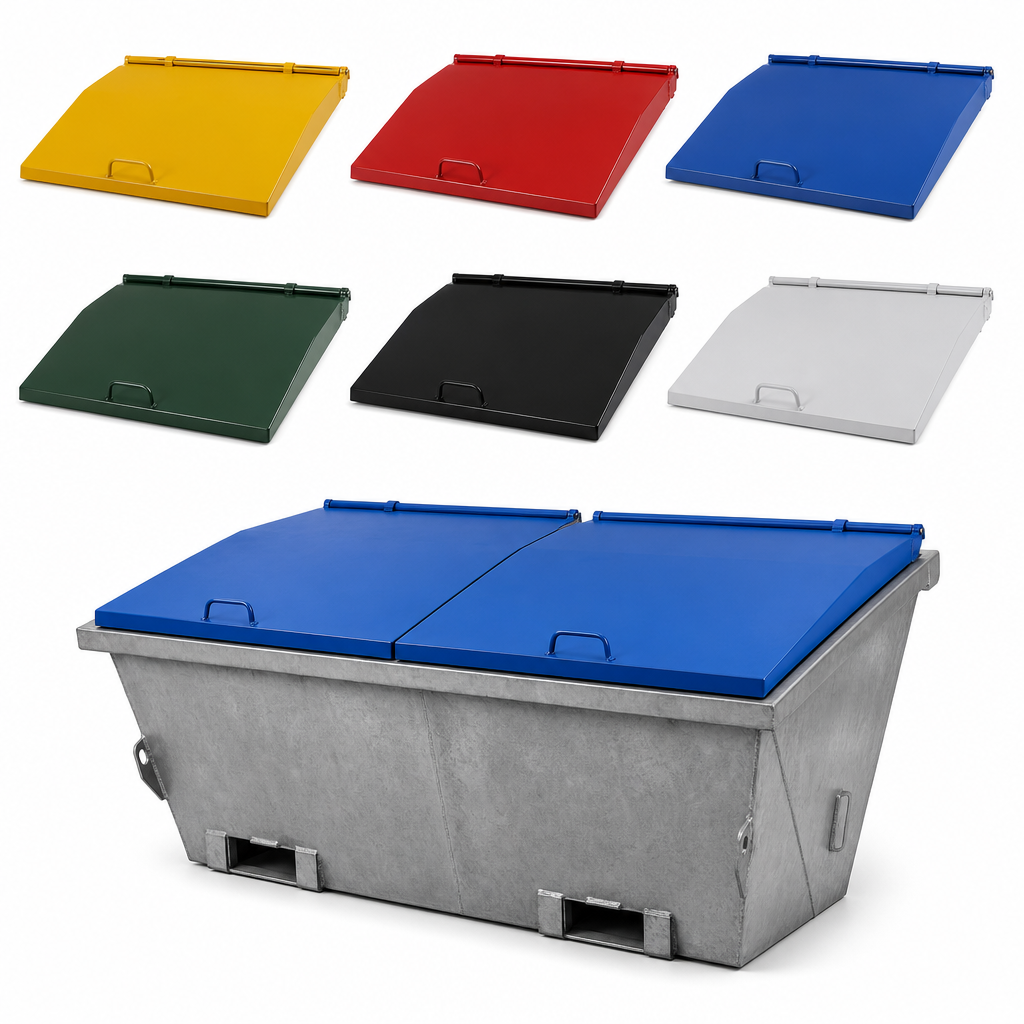 Coloured Lid Accessories for 455L Bottle Skip Bins