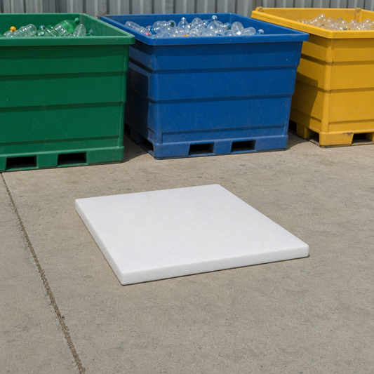 Coloured Lids for 320L Bottle Skip Waste Bins
