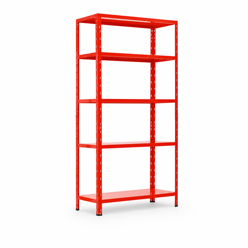 Colourful Office Shelving Unit with 5 Shelves