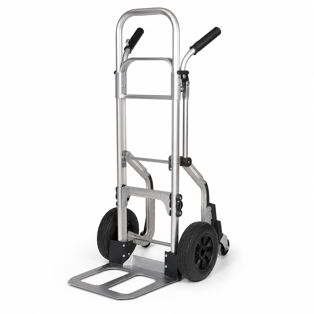 Combination Sack Truck Trolley with Puncture-Proof Wheels