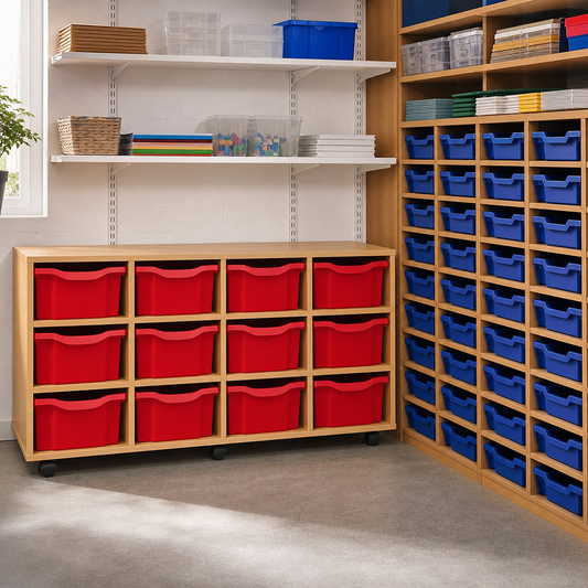 Combination Storage Unit for Double Trays