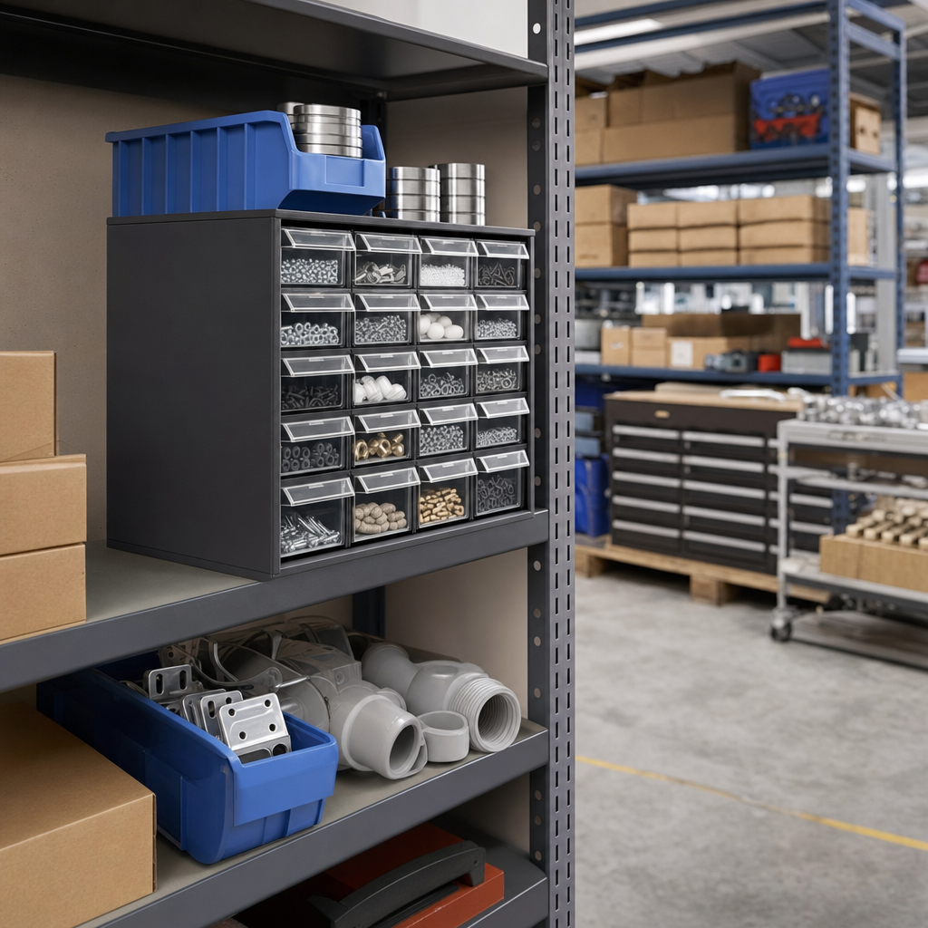 Compact Drawer Unit for Small Parts Storage