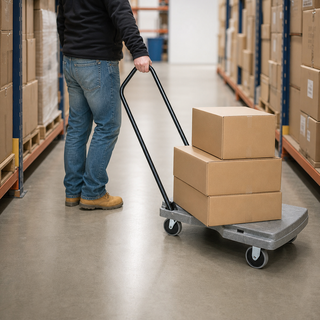 Compact Flatbed Platform Trolley