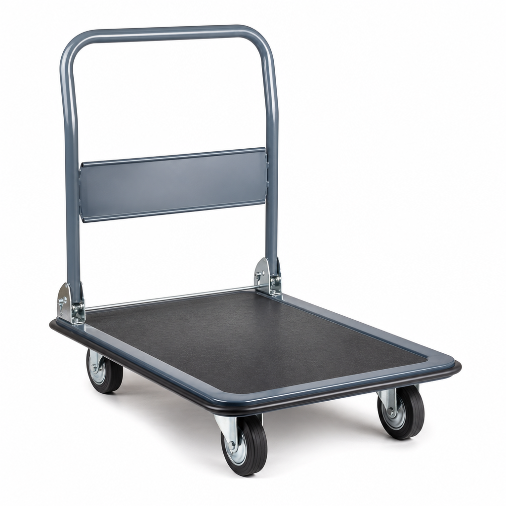 Compact Flatbed Platform Trolley