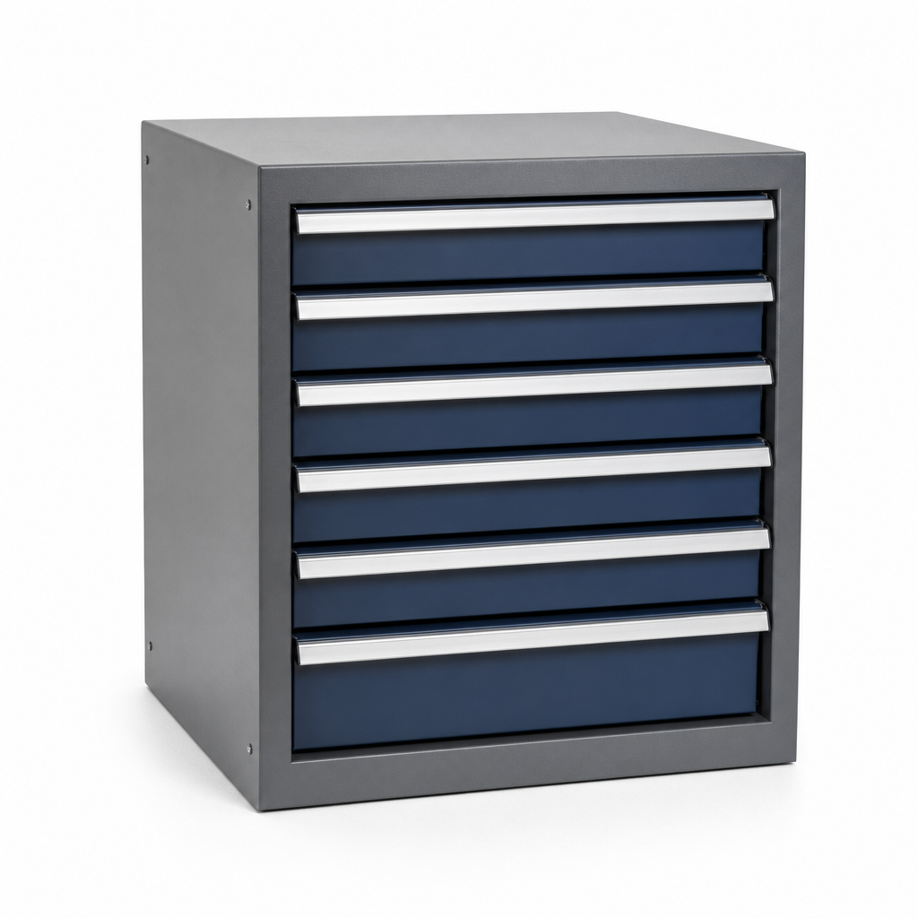 Compact Multi Drawer Tool Storage Cabinet 400x650x525mm