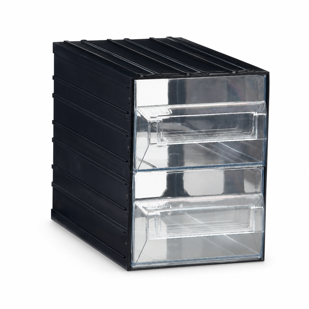 Compact PVC Drawer Unit for Small Parts Storage