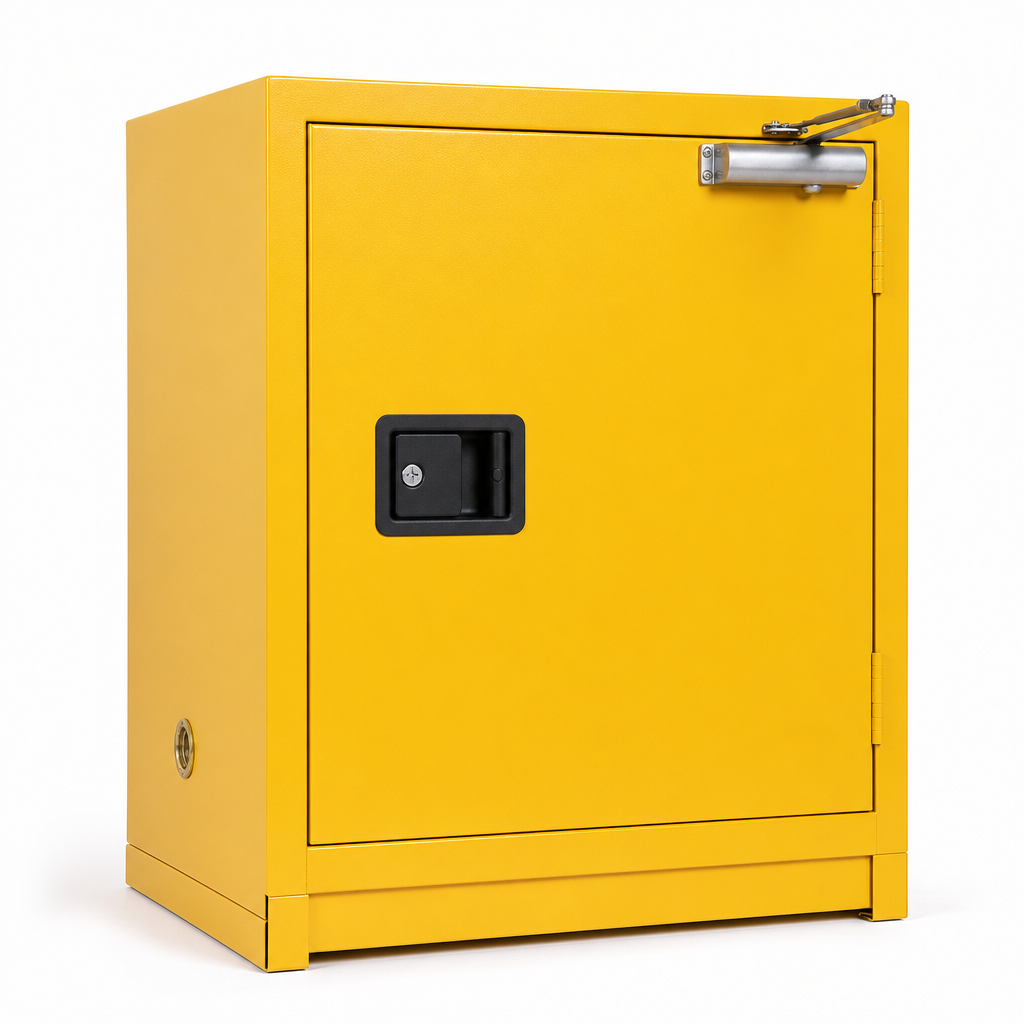 Compact Self-Closing Flammable Storage Cabinet