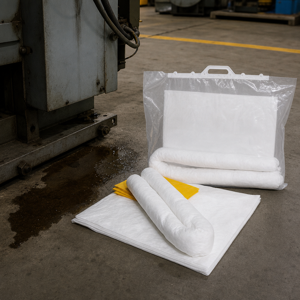 Complete Oil and Lubricant Spill Kit Bag 15.8 Litre