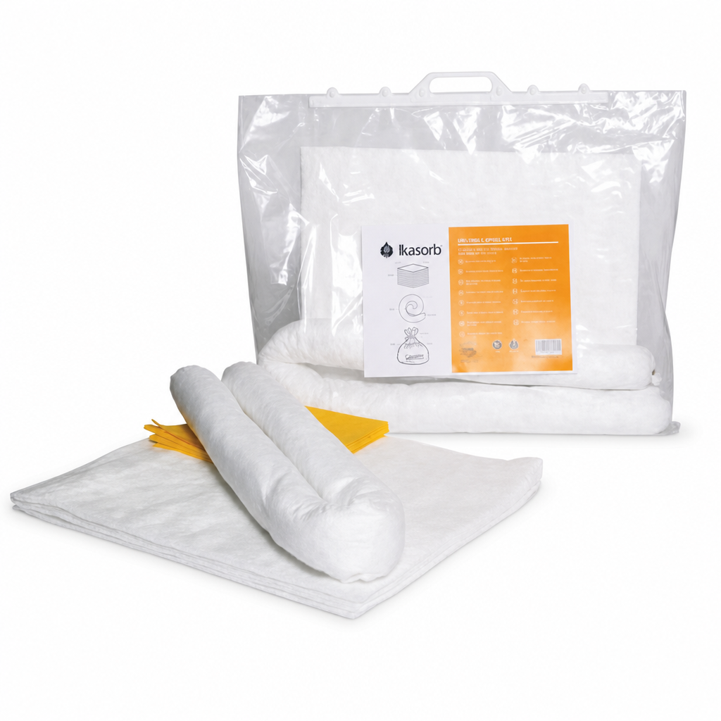 Complete Oil and Lubricant Spill Kit Bag 15.8 Litre