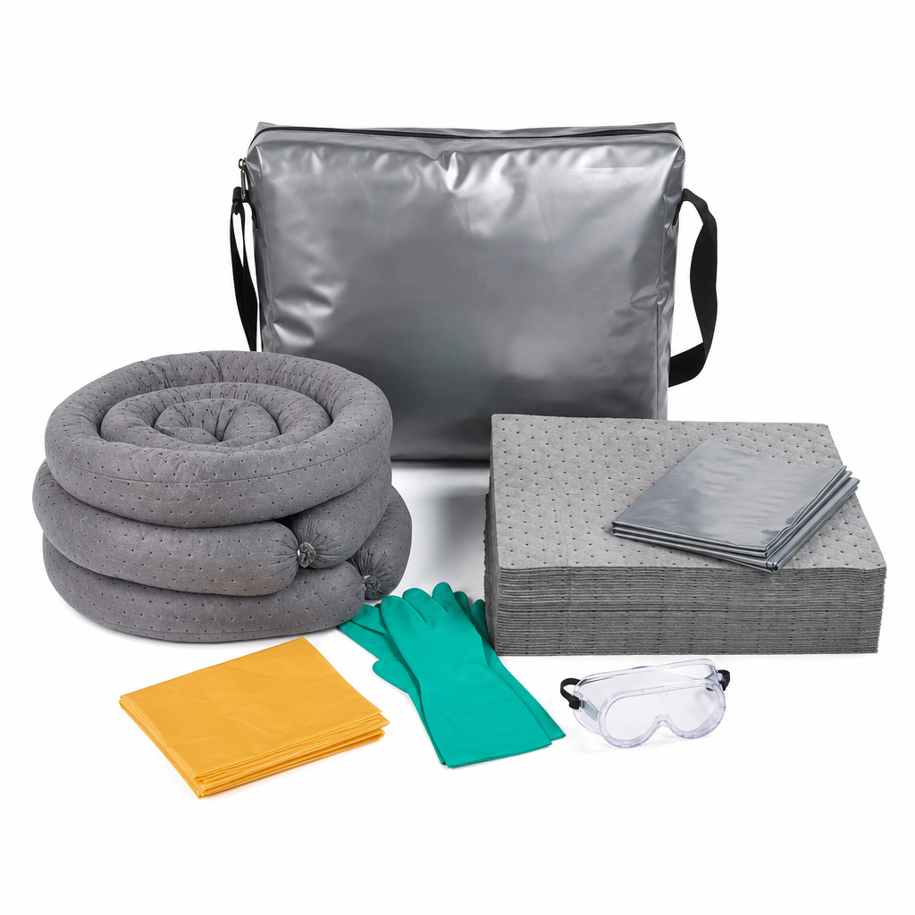 Complete Oil and Lubricant Spill Kit Bag 15.8 Litre