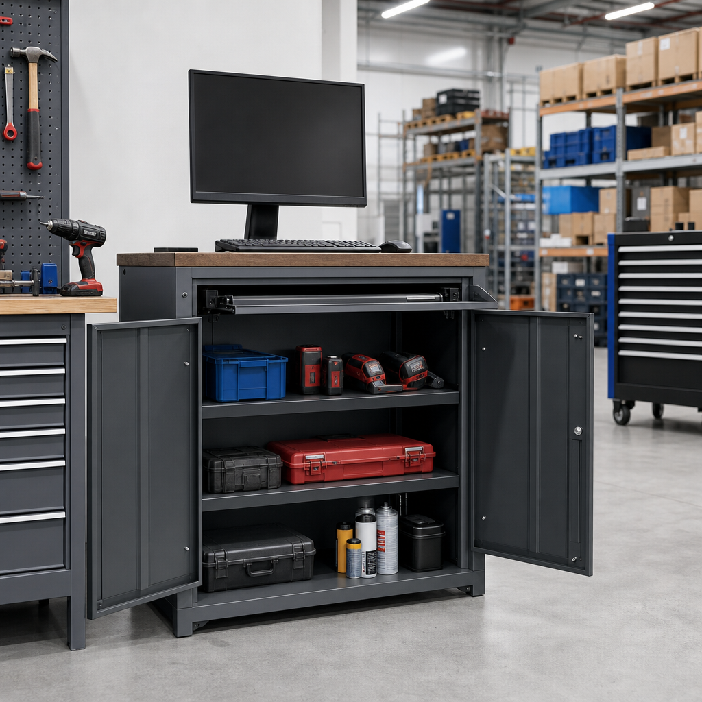Computer Storage Workstation Cabinet 1000x650x550mm