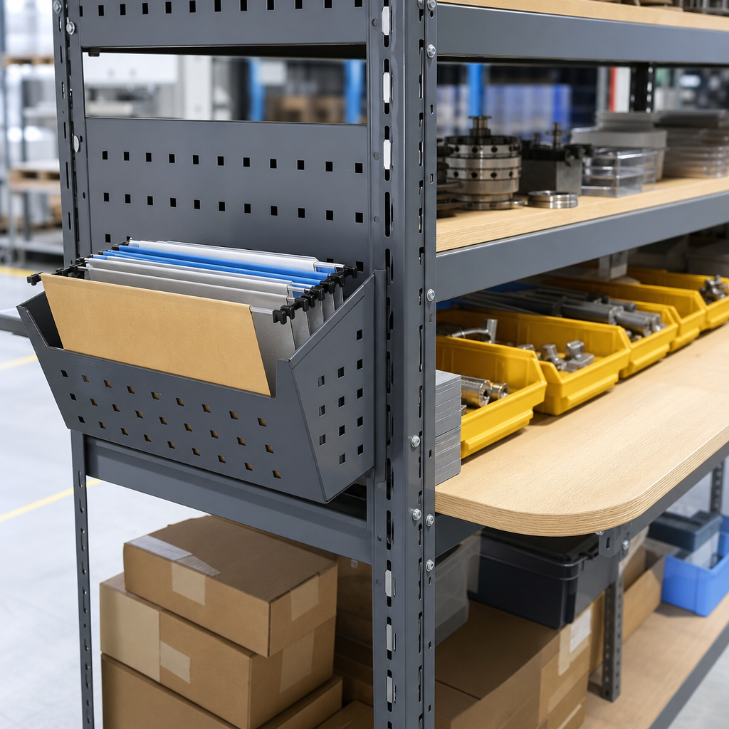 Computer Workstation File Holder Shelf Accessory 350mm