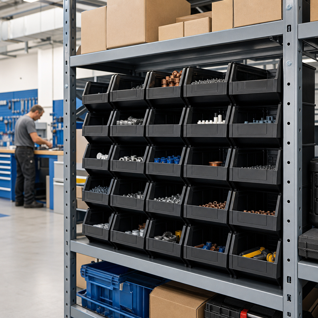 Conductive Plastic Picking Bins for Small Parts Storage