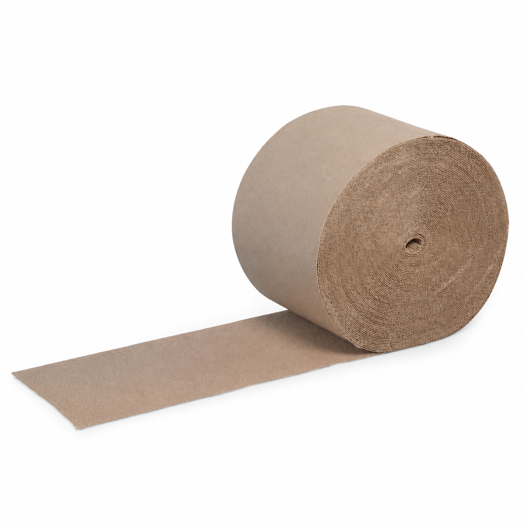 Corrugated Brown Wrapping Paper Rolls