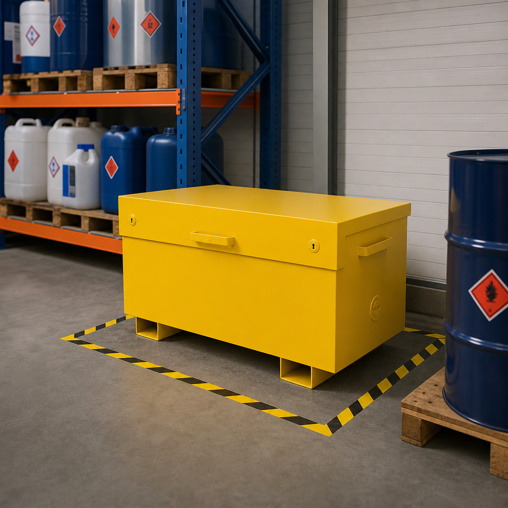 COSHH Chemical Storage Cabinet with Spill Containment