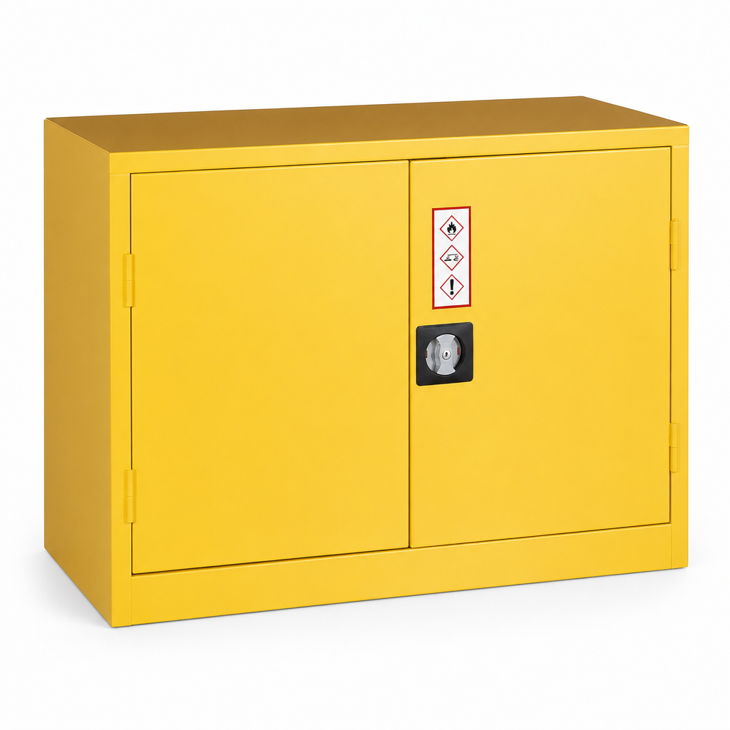 COSHH Flammable Storage Cabinets with Sump Base