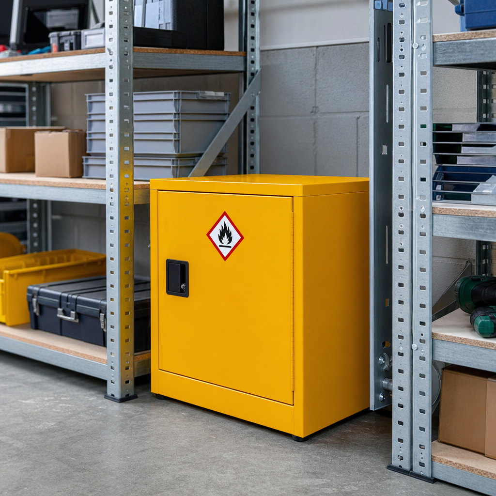 COSHH Flammable Storage Site Box 670 x 765 x 675mm