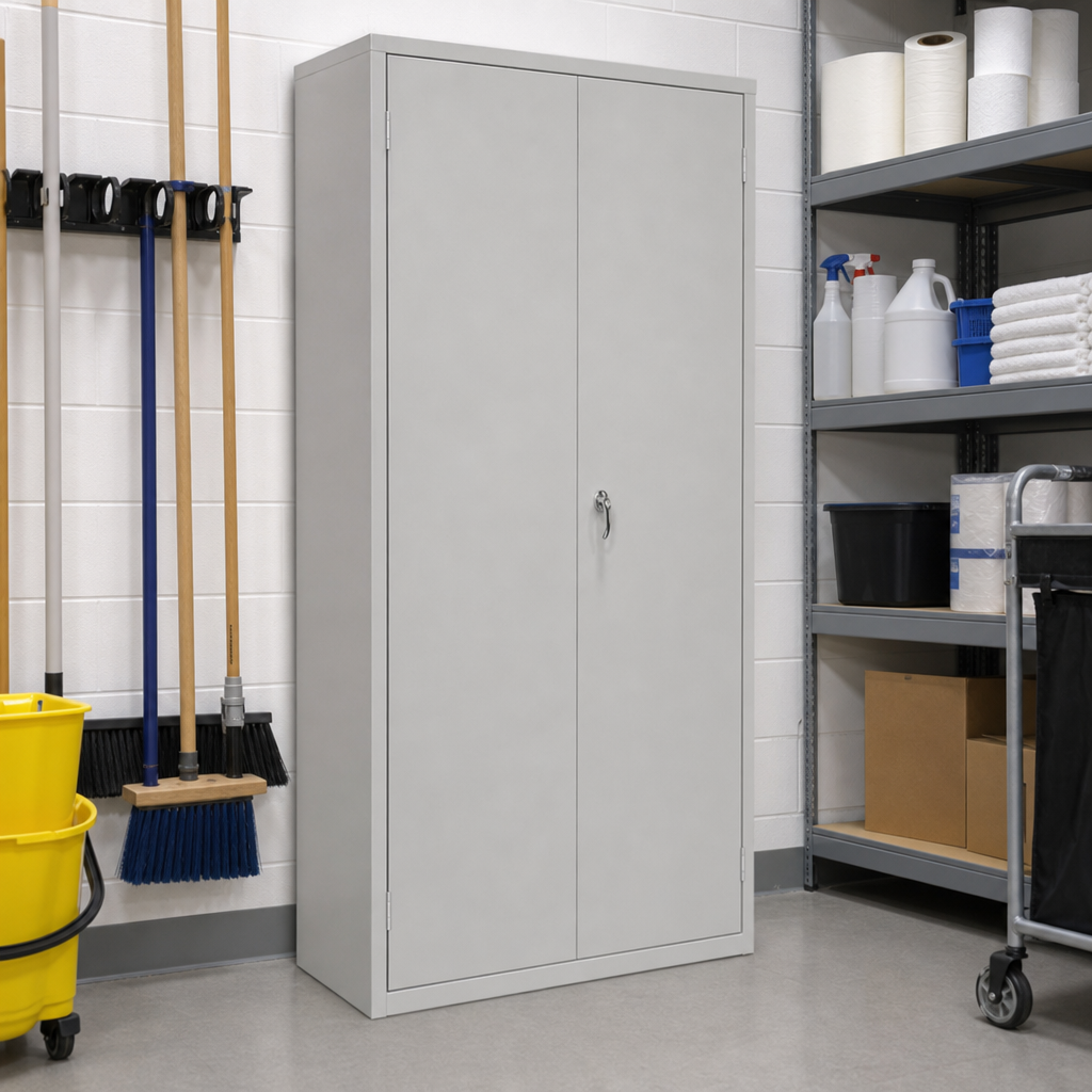 COSHH Hazardous Material Janitor Cupboard 1830 x 915mm