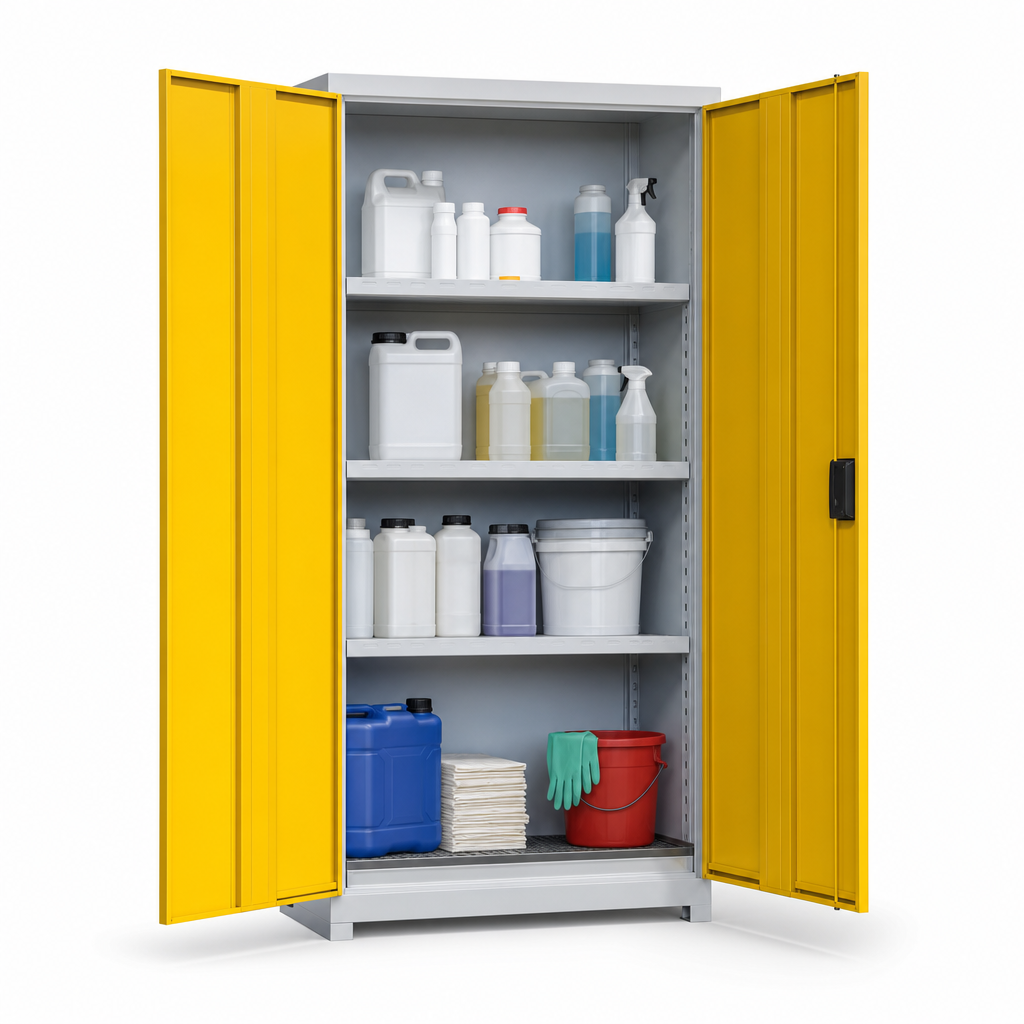 COSHH Hazardous Material Janitor Cupboard 1830 x 915mm